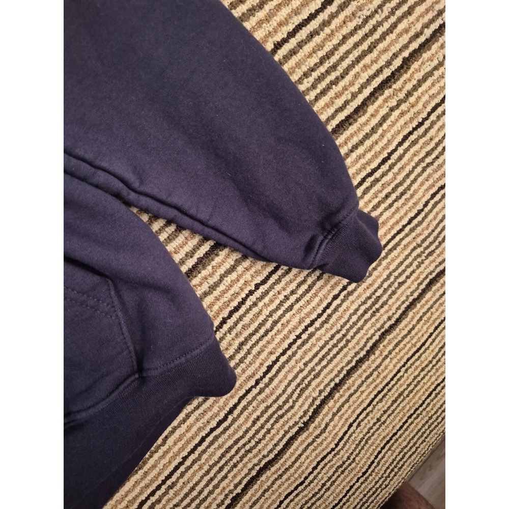 Jack Carr Crossed Tomahawks Logo Hoodie Navy Blue Mens Sz M Pullover Sweatshirt - Picture 3 of 7